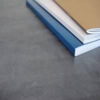 Table pied blanc 120x70cm ardoise metallisée - intérieur - RestooTab