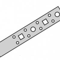 Feuillard perforé 20x0,9mm - 10m - Gedimat - SIMPSON STRONG-TIE