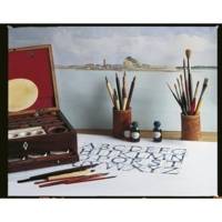 Porte-plume ergonomique bois naturel vernis