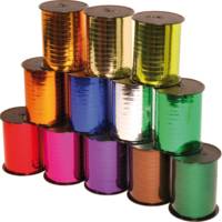 Bolduc bobine métallisée 250mx7mm or