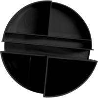 Organisateur de bureau rundbox 6 compartiments Noir