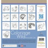 Carnet de coloriage Wild 6 - Bleu - AVENUE MANDARINE