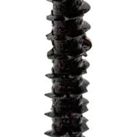 Vis penture empreinte Torx en acier zingué noir 6 x 40 mm - Gedimat - NORAIL