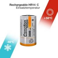 Pack de 2 Piles Rechargeables 1,2V LR14/HR14 Ni-Mh accu 3500 mA
