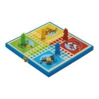 Jeu des petits chevaux - Coffret pliant en bois - L'ARBRE A JOUER