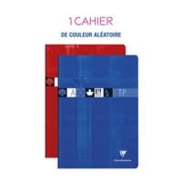 Cahier Travaux Pratiques A4 120 P Grands Carreaux 90g et Unies 125 g Carte Pelliculée - Couleur Aléatoire