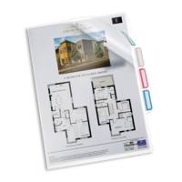 Sachet 5 Pochettes Coin d'organisation 3 Compartiments Transparent