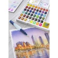 Aquarelles en godets, boîte de 24