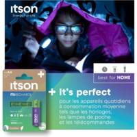 Boîte de 4 piles rechargeables AA prêtes à l'emploi Pro NiMH, 2000 mAh