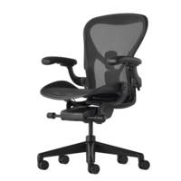 Fauteuil Aeron onyx Herman MILLER avec accoudoirs multi-positions