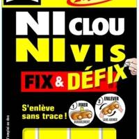 Pastille adhésive double face NI CLOU NI VIS 50x19mm - Gedimat - PATTEX