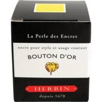 Encre traditionnelle à stylo en flacon "D" 30ml Jaune bouton d'or - HERBIN