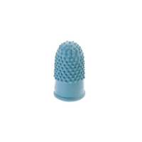 Sachet de 12 Doigtiers caoutchouc N° 1 diamètre 19 mm Bleu