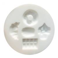 Mini moule silicone pour patisseries passe au four - DTM LOISIRS CREATIFS