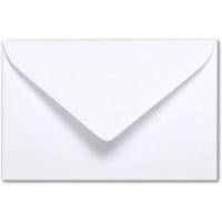Paquet de 20 enveloppe visite gommée 90x140 120g Blanc