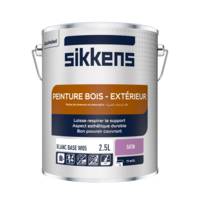 Peinture bois extérieur SATIN blanc base W05 satin - Gedimat - SIKKENS ARTISANS