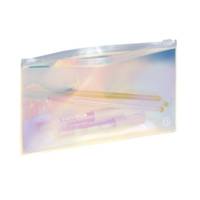 Pochette plate zippée Iris 22 x 12 cm