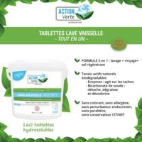 Seau x 160 Tablettes de Lessive Linge Parfumées Ecocert