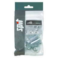 Piton bascule D6x60mm+rosace - Gedimat - SPIT