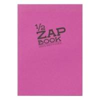 Bloc 1/2 Zap Book encollé grand coté 80 Feuilles A5 80g couvertures assorties