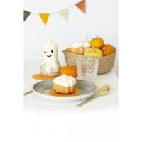 Support Kraft Papier Mâché à Décorer Citrouille 8cm - DÉCOPATCH