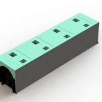 Coffre de volet roulant THERMIC ELITE 280 mm en fibre pré - Gedimat - CG PRO