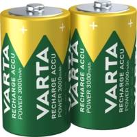 2x Accus NI-MH "Power Accu Ready 2 Use", Mono (D/HR20)  3000 mAh