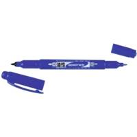 Marqueur Permanent MONO twin 0,8 et 0,4 mm Bleu - TOMBOW