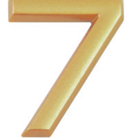 Chiffre 0 plastique doré adhésif h.37mm - Gedimat - CHAPUIS