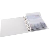 Sachet de 10 pochettes plan à soufflet rabat A4 PP 0,2 mm