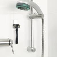 Porte Rasoir Powerstrip "WAVE" WATERPROOF Acier