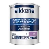 Peinture murs et plafonds SATIN blanc satin - Gedimat - SIKKENS ARTISANS