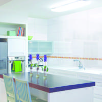 Carrelage mur intérieur BLANCO - 20 x 60 cm - Gedimat - ECOCERAMIC
