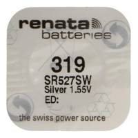 Pile bouton Silver Oxyde 319 / SR527 SW  0% Mercure 1,55V