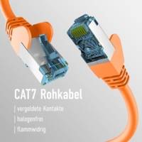 Câble réseau CAT. 7 jusqu'à 10 Gbit ORANGE 3m