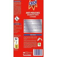 Etui de 6 Stickers Anti-Mouches Décoratifs verts sans odeur - CATCH