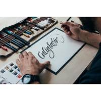 Bloc Calligraphie 30x40 25 feuilles 130g ivoire encollé en tête