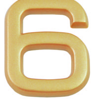 Chiffre 0 plastique doré adhésif h.37mm - Gedimat - CHAPUIS