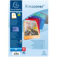 Protège document personnalisable PP Kreacover 80 vues Coloris Aléatoire - EXACOMPTA