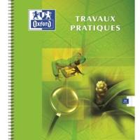 Cahier Travaux pratiques Polypro Spirale 24x32cm 40 + 40 Séyès - Unies - OXFORD