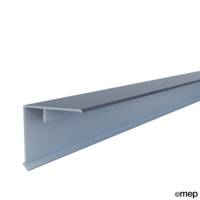 Profilé d'angle extérieur alu rouge basque - 90x50mm 3m - Gedimat - MEP