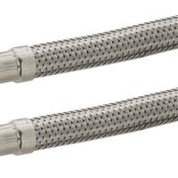Flexible alimentation sanitaire inox - double femelle ø12 x 17 mm - øint.8 - Gedimat - NOYON ET THIEBAULT