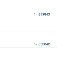 BLOC brasserie 5 COUPONS 96X200 50 Feuillets Dupli Lot de 10