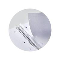 Cahier Notebook Emotions Spirale A4 séyès 80 feuilles - Turquoise