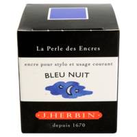 Encre traditionnelle à stylo en flacon "D" 30ml Bleu nuit - HERBIN