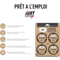 Pack de 4 Boites Appât Anti-Fourmis 0% Evaporation d'Insecticide