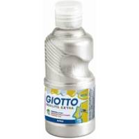 Flacon de 250 ml de gouache métallisée de couleur argent