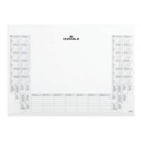 Bloc 25 Feuilles Sous-Mains Calendrier Blanc - DURABLE