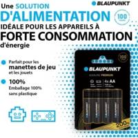 Piles AA alcalines PREMIUM, paquet de 4