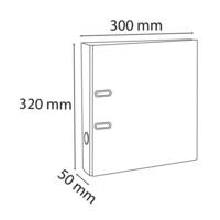Classeur à levier Prem'Touch int/ext polypropylène - Dos 50mm - A4 maxi - Vert anis